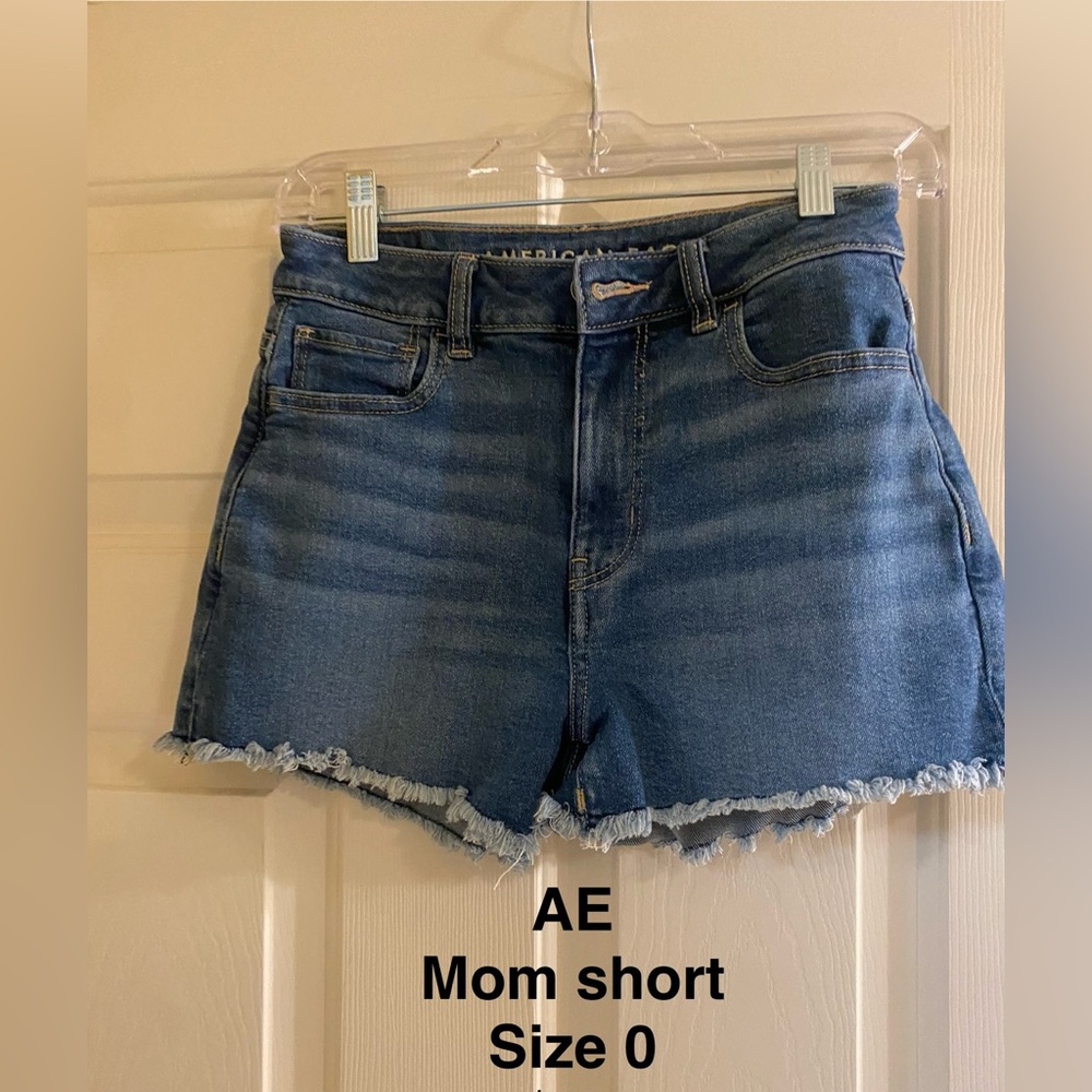 American Eagle Outfitters Frayed Hem Jean Shorts